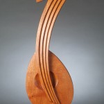 Classical - Mahogany Wood Sculpture by Santa Fe Sculptor Richard Knox