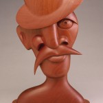 Joe Martinez - Wood Sculpture by Santa Fe Sculptor Richard Knox