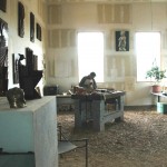 Richard Knox in his Santa Fe sculpture studio
